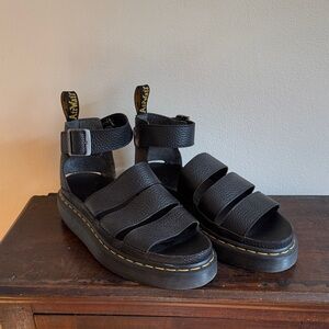 Dr. Martens Black platform Sandals Clarissa II